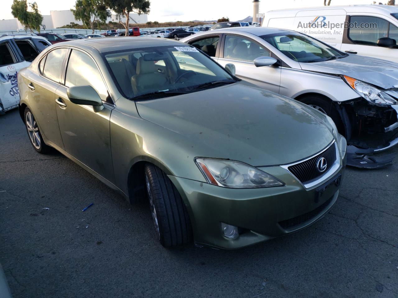 2007 Lexus Is 250 Green vin: JTHBK262875030172