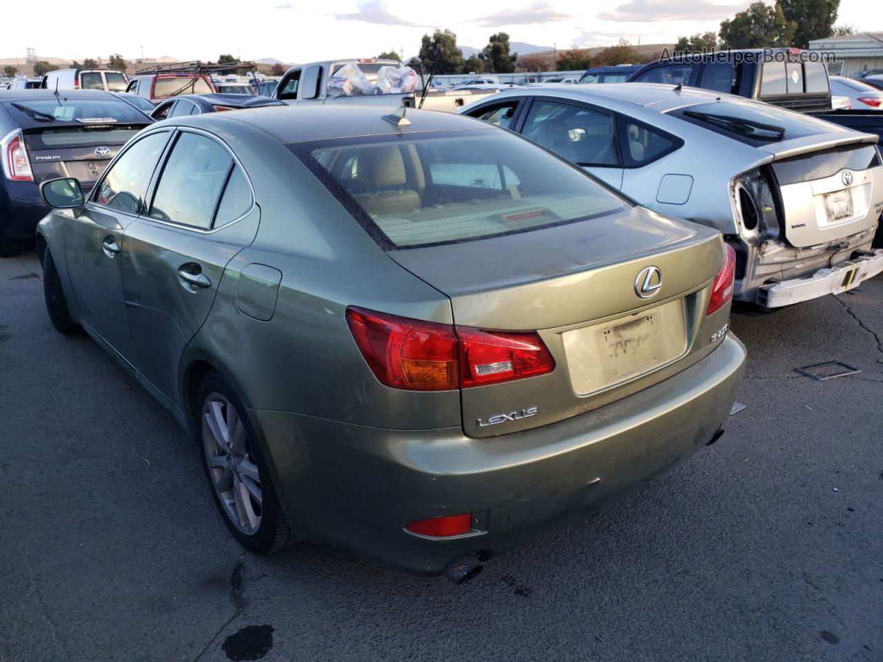 2007 Lexus Is 250 Green vin: JTHBK262875030172