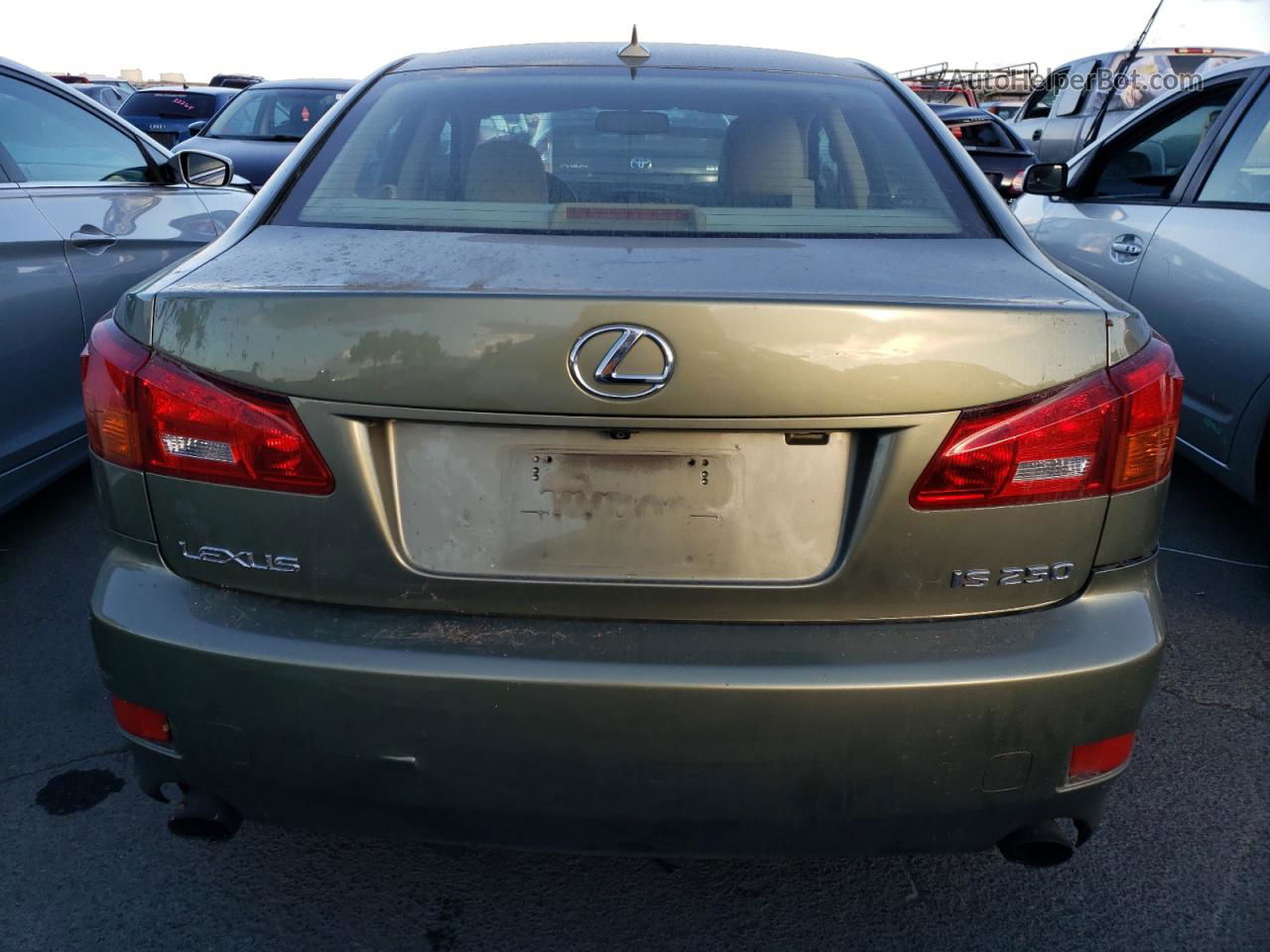 2007 Lexus Is 250 Green vin: JTHBK262875030172