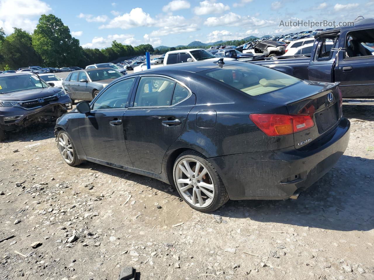 2007 Lexus Is 250 Black vin: JTHBK262875040488