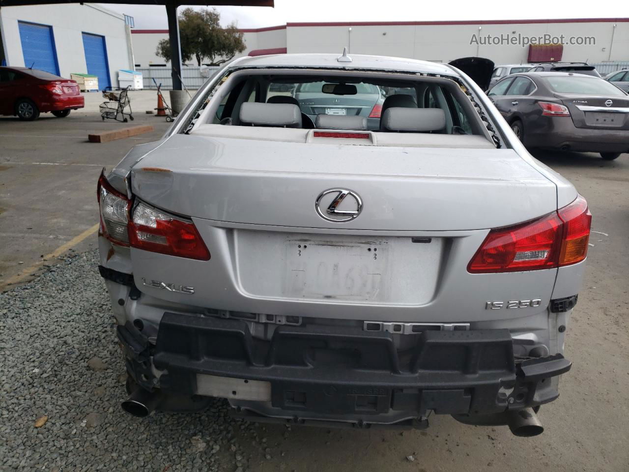 2007 Lexus Is 250 Silver vin: JTHBK262875043584