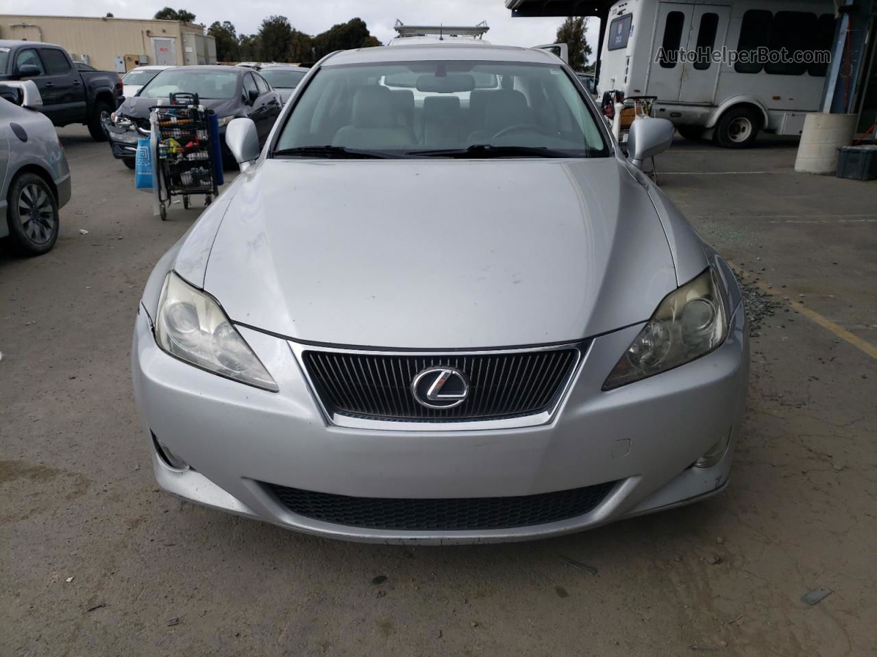 2007 Lexus Is 250 Silver vin: JTHBK262875043584