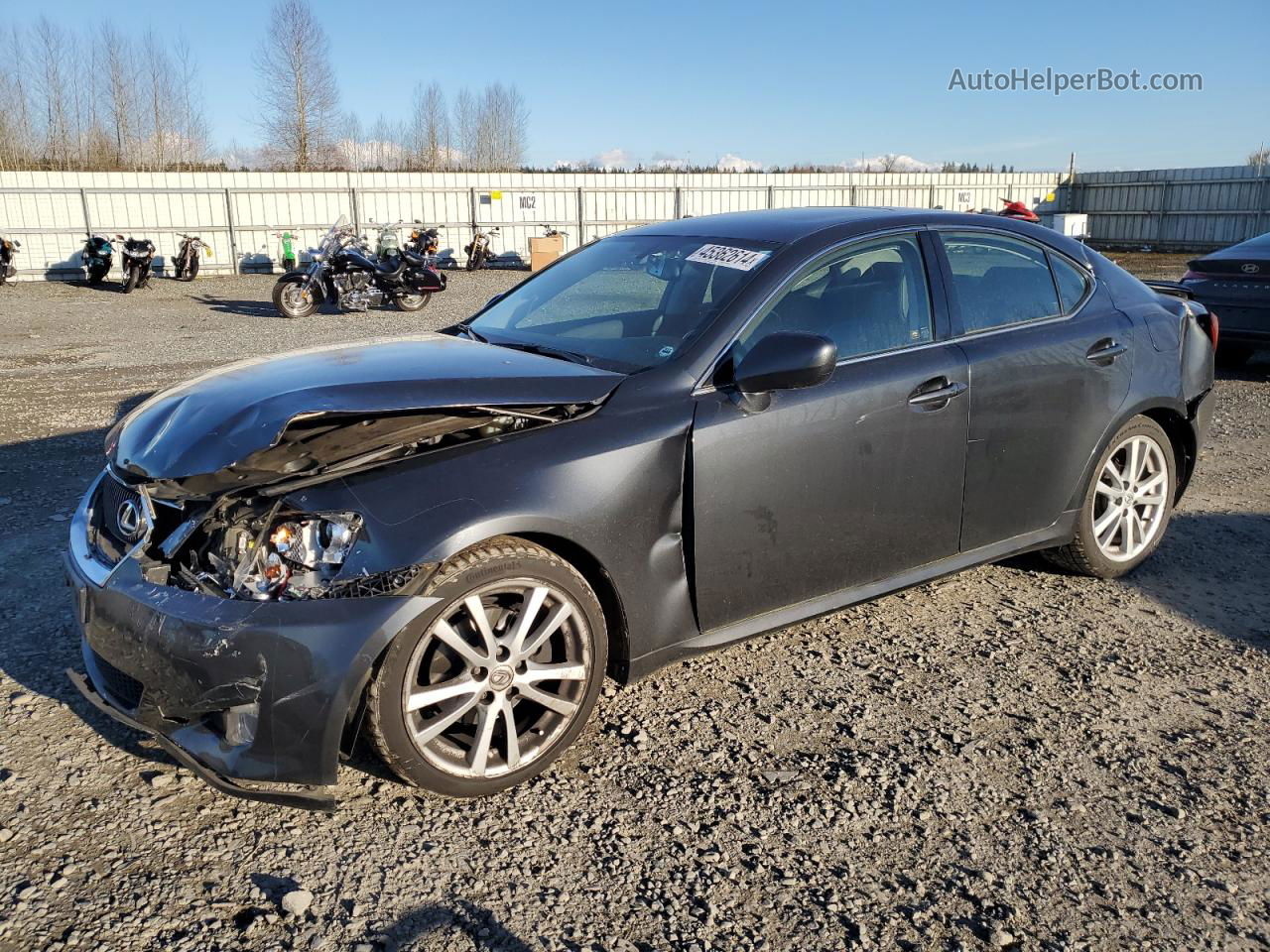 2007 Lexus Is 250 Gray vin: JTHBK262875047831