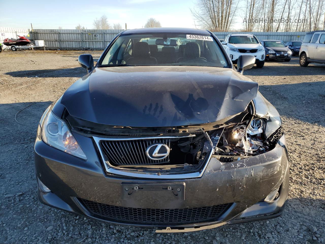 2007 Lexus Is 250 Gray vin: JTHBK262875047831