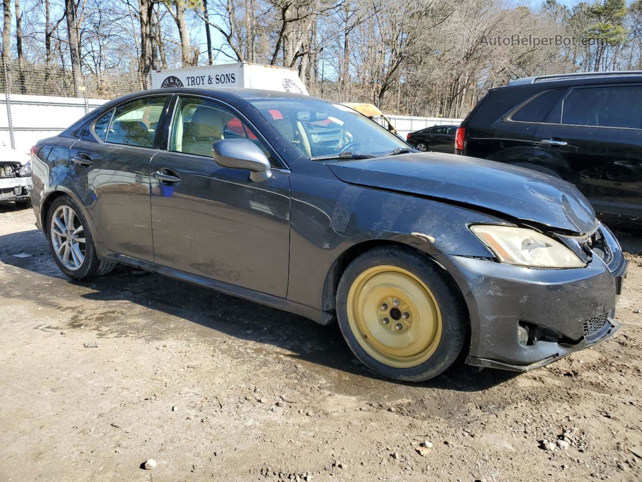 2007 Lexus Is 250 Black vin: JTHBK262972034331