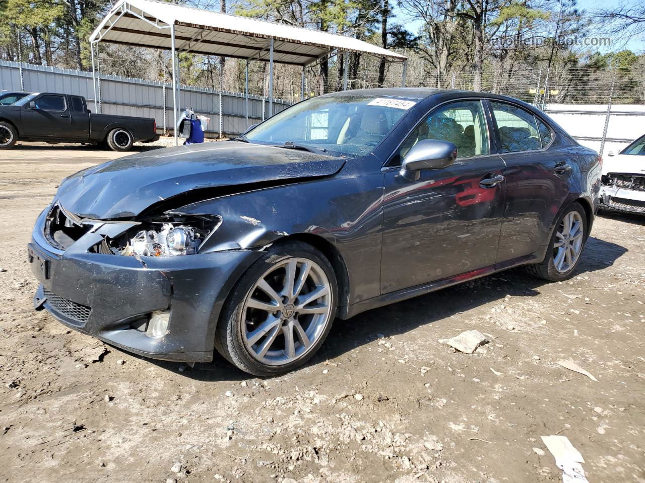 2007 Lexus Is 250 Black vin: JTHBK262972034331