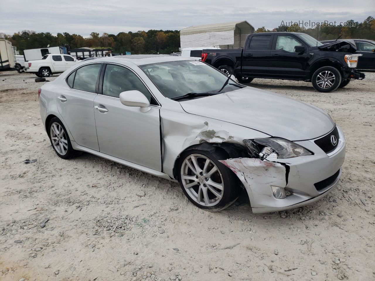 2007 Lexus Is 250 Silver vin: JTHBK262972035771