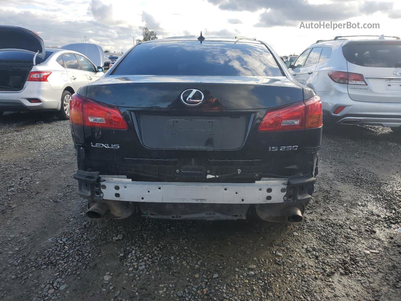 2007 Lexus Is 250 Черный vin: JTHBK262972051856