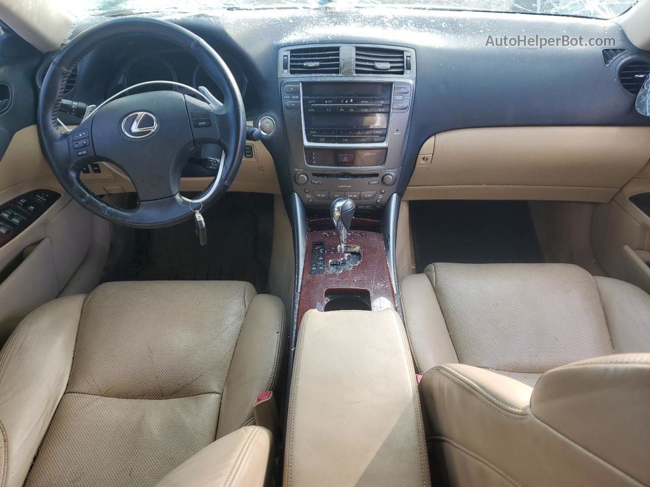 2007 Lexus Is 250 Черный vin: JTHBK262972051856