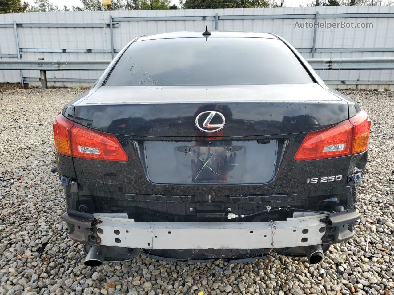 2007 Lexus Is 250 Black vin: JTHBK262975028916