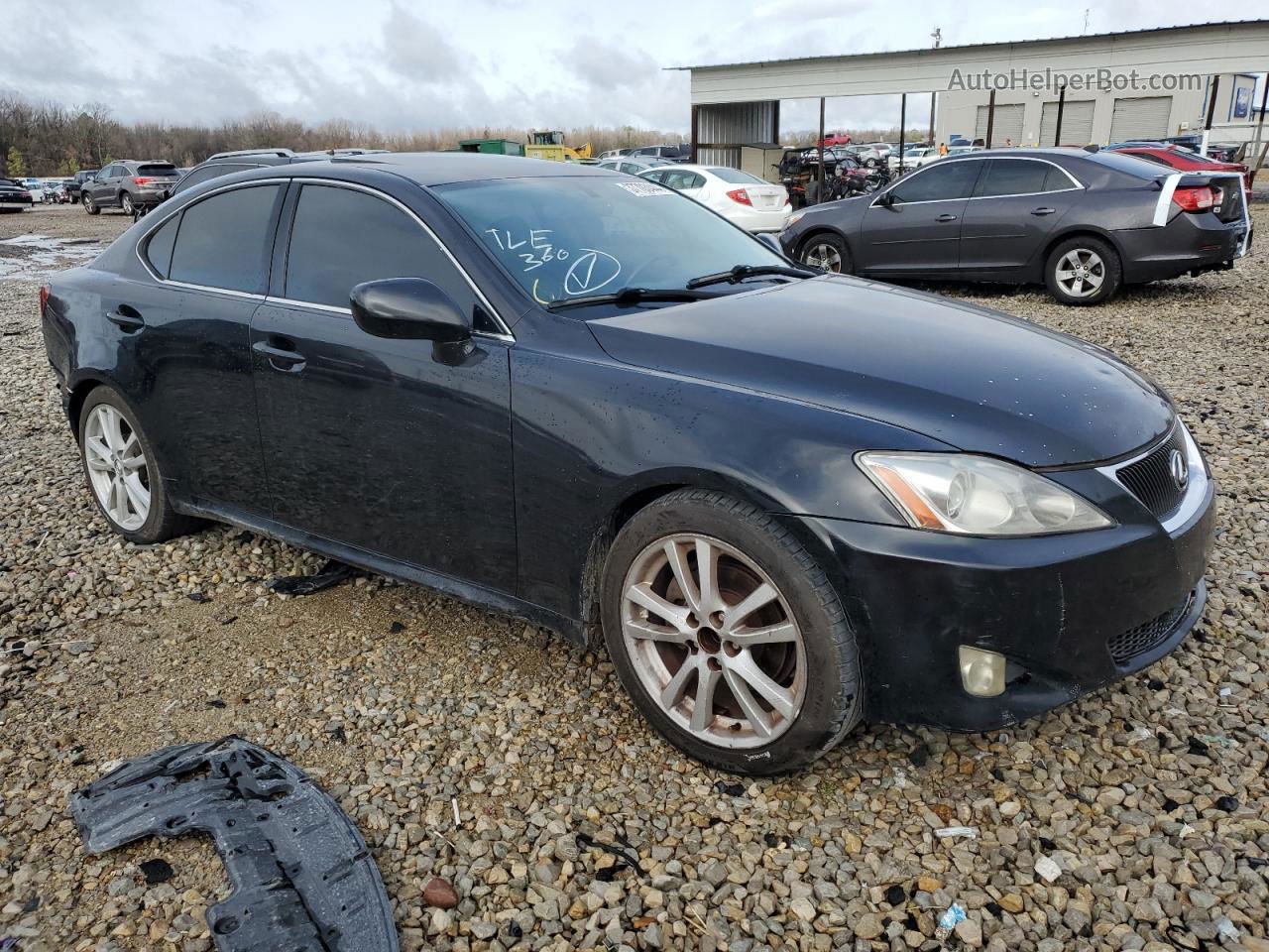 2007 Lexus Is 250 Black vin: JTHBK262975028916