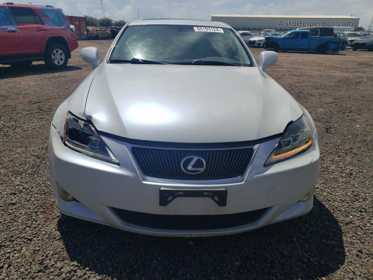 2007 Lexus Is 250 White vin: JTHBK262975029726