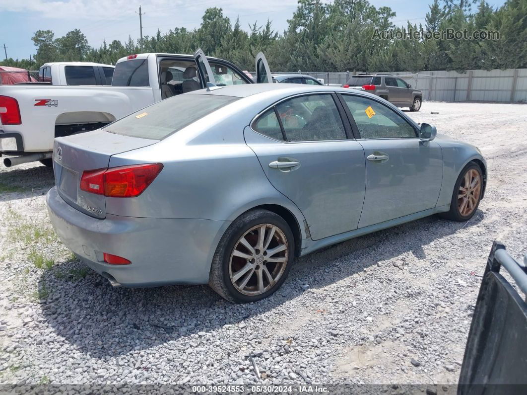 2007 Lexus Is 250   Silver vin: JTHBK262X72032586