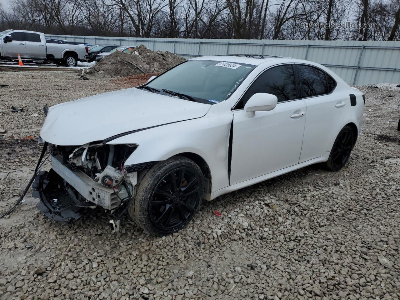 2007 Lexus Is 250 White vin: JTHBK262X72041546