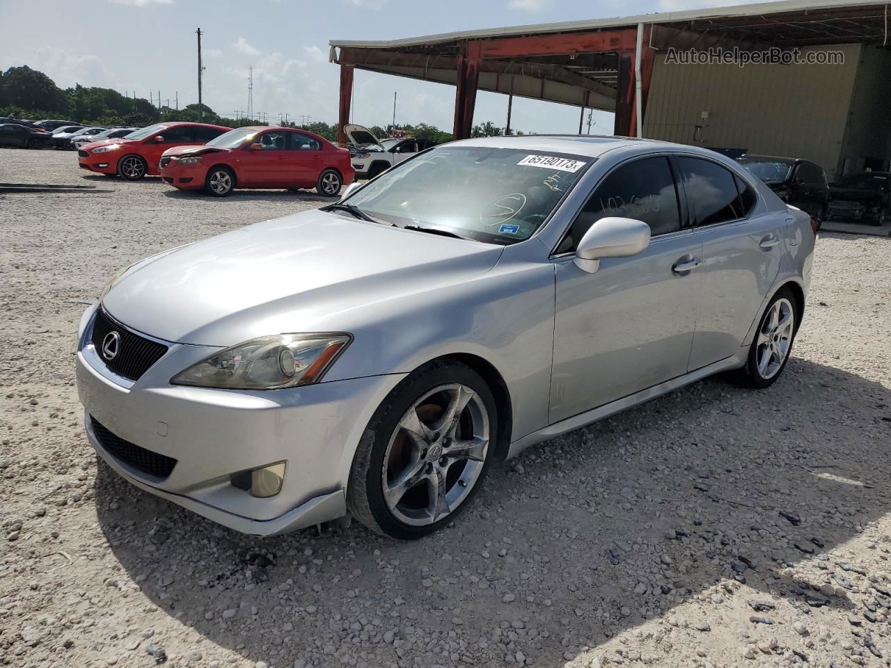 2007 Lexus Is 250 Silver vin: JTHBK262X72049162