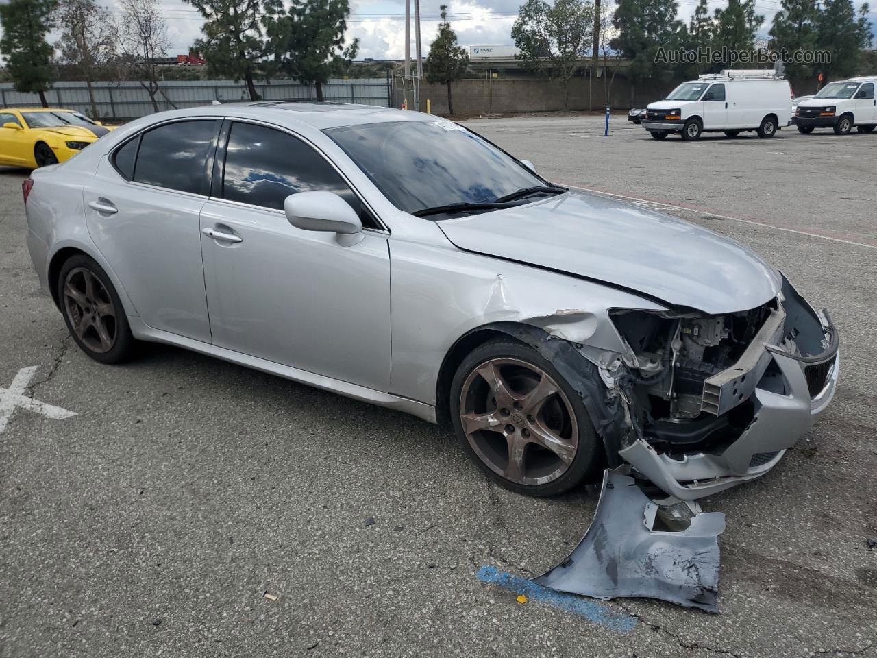 2007 Lexus Is 250 Silver vin: JTHBK262X72050604