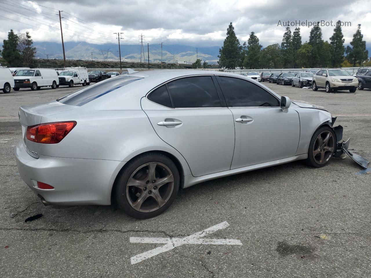 2007 Lexus Is 250 Silver vin: JTHBK262X72050604