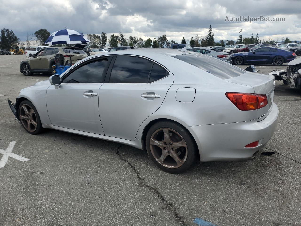 2007 Lexus Is 250 Silver vin: JTHBK262X72050604