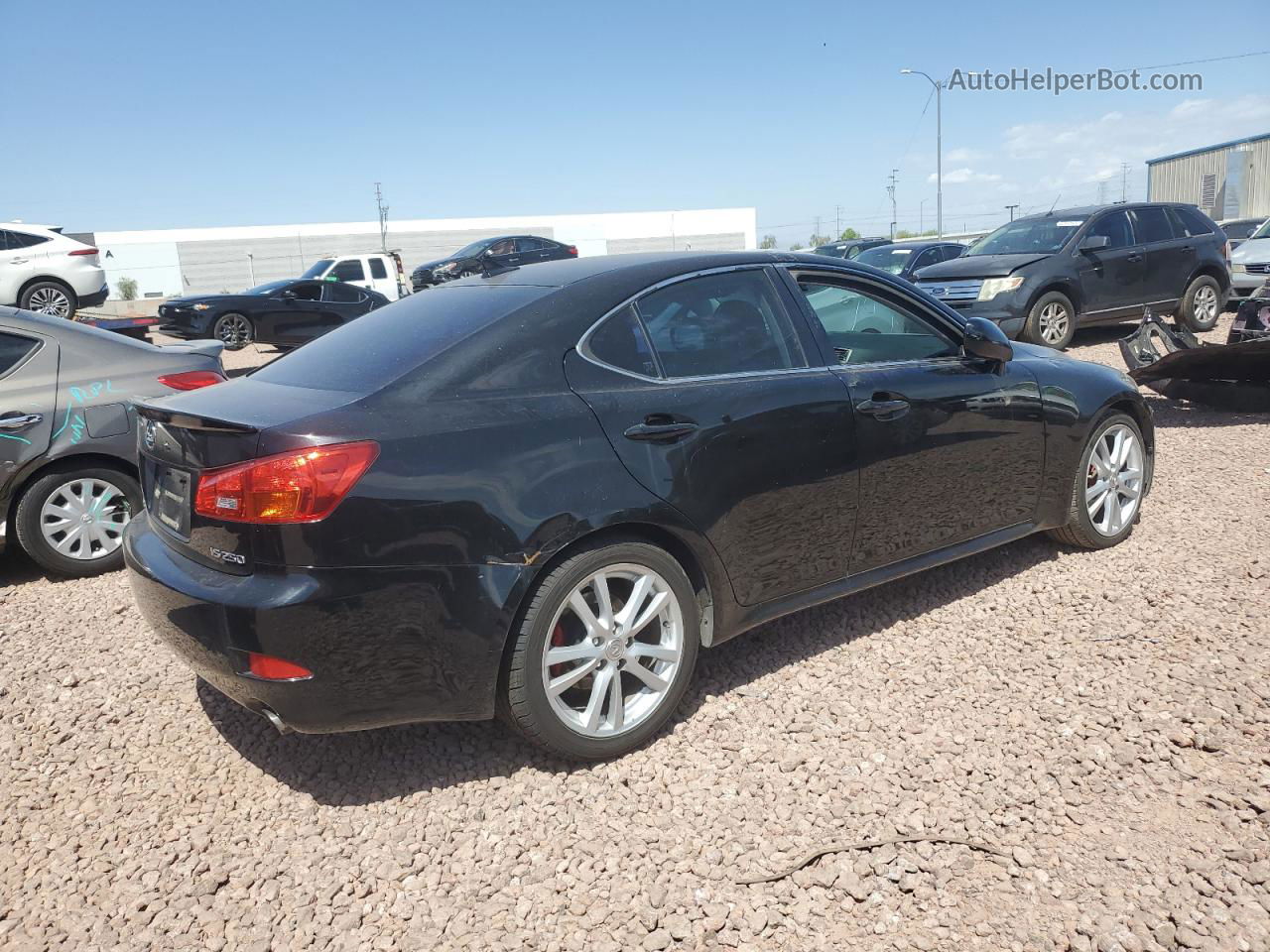 2007 Lexus Is 250 Black vin: JTHBK262X75038595