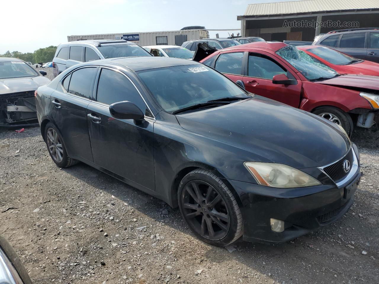 2007 Lexus Is 250 Черный vin: JTHBK262X75048401