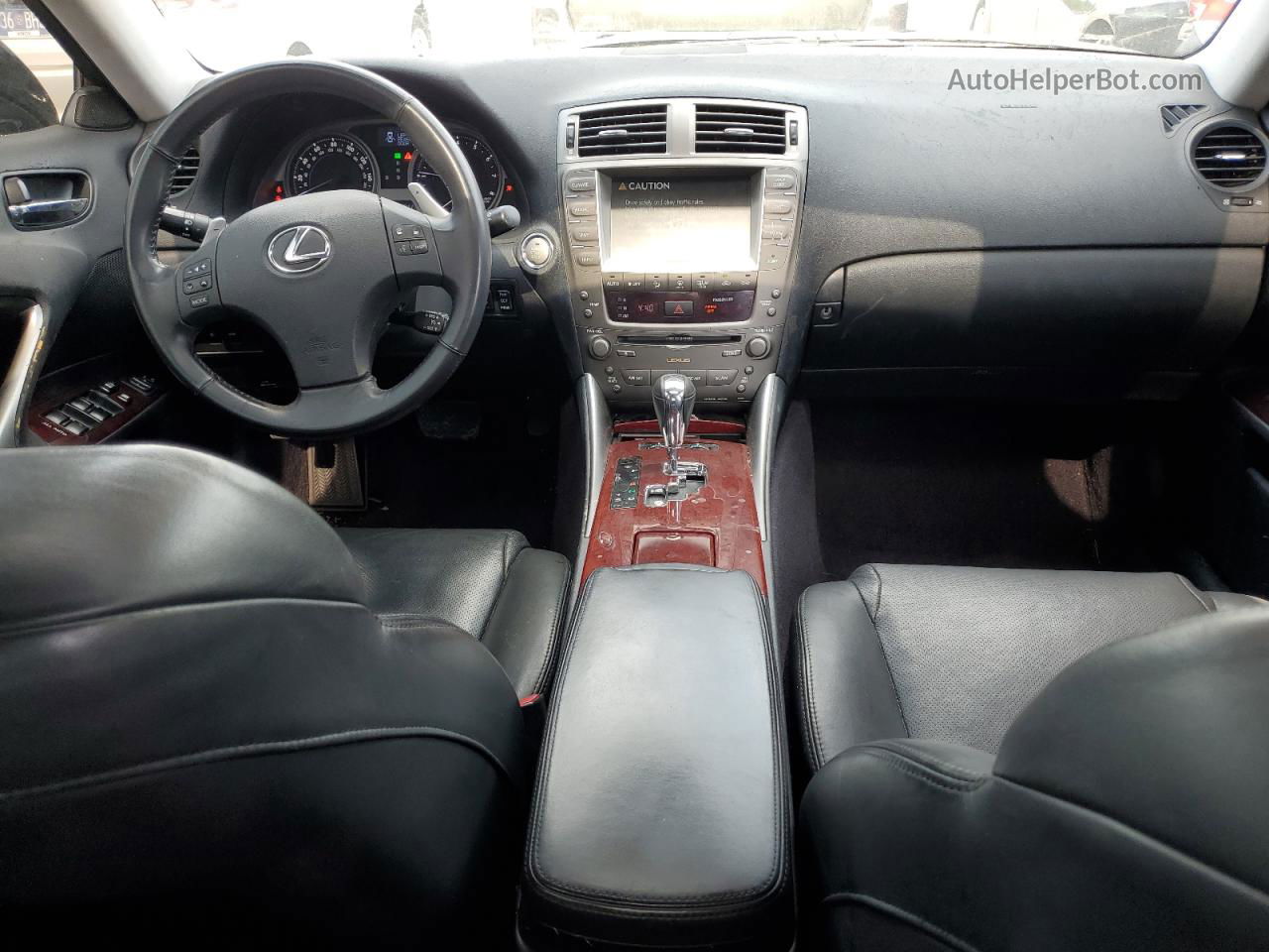 2007 Lexus Is 250 Черный vin: JTHBK262X75048401