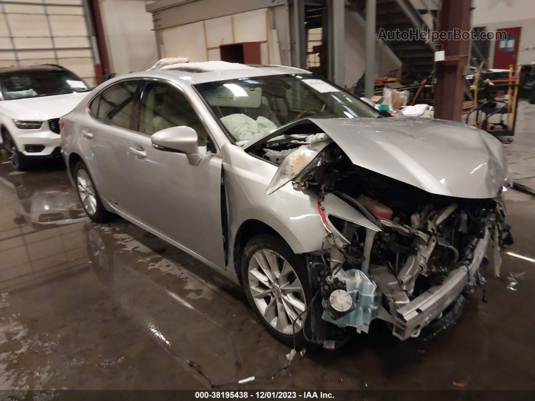 2013 Lexus Es 300h Silver vin: JTHBW1GG0D2001965