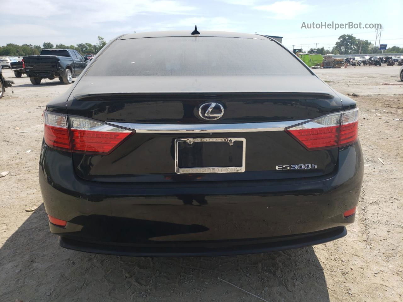 2013 Lexus Es 300h Black vin: JTHBW1GG0D2008219