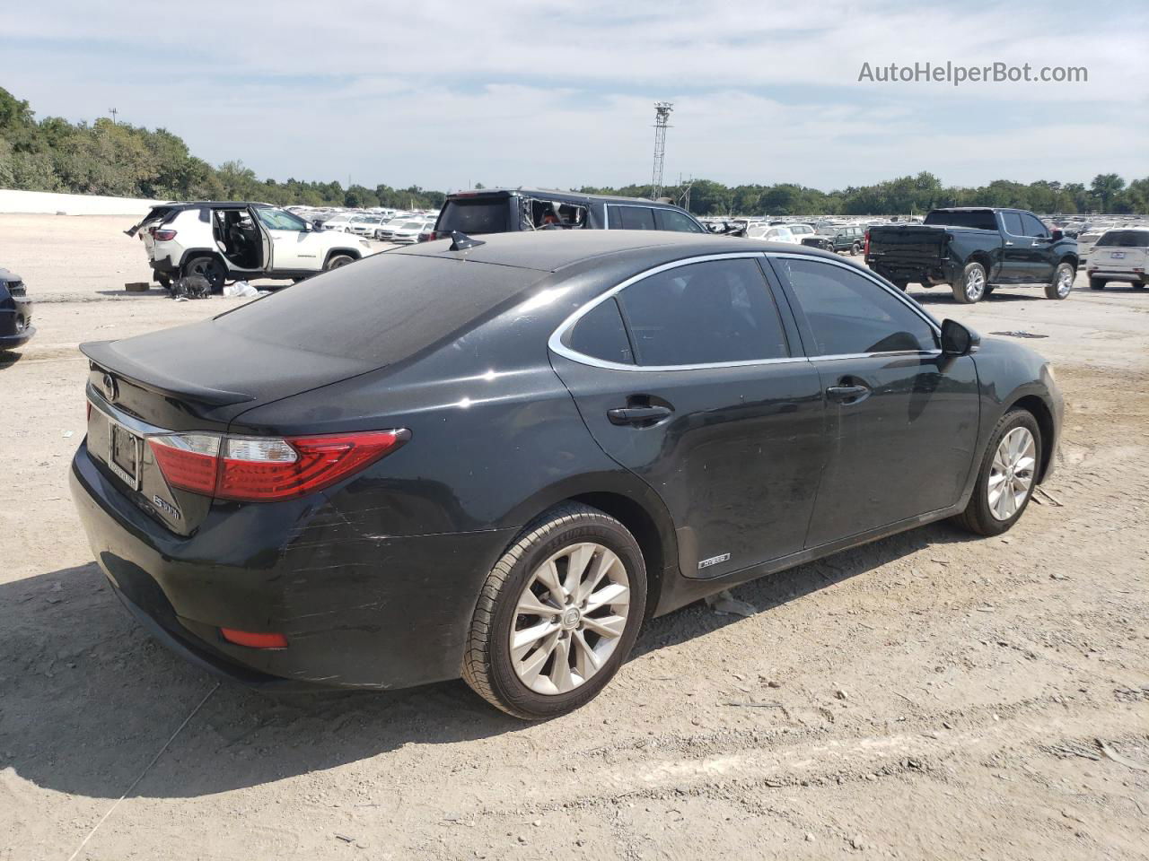 2013 Lexus Es 300h Black vin: JTHBW1GG0D2008219