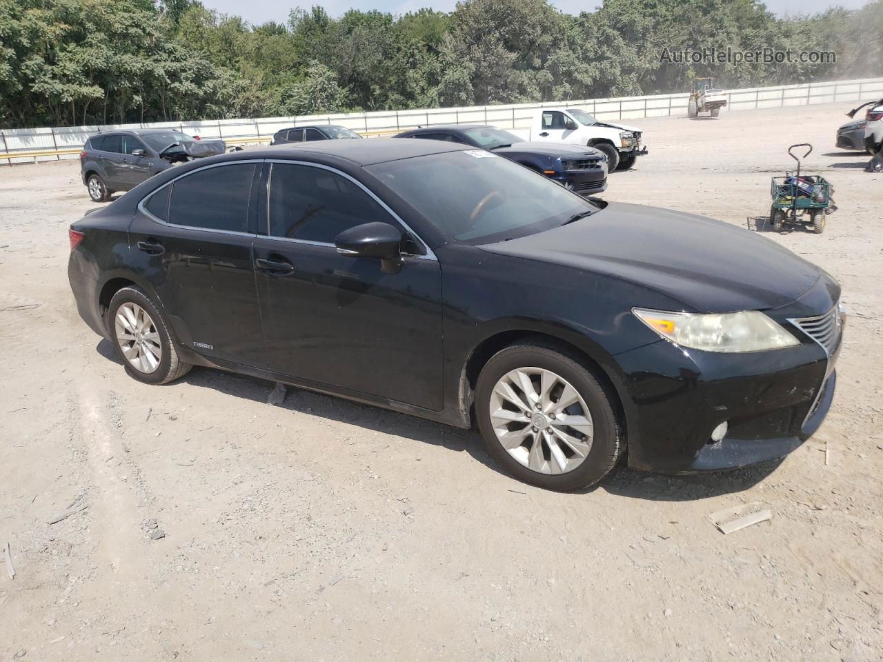 2013 Lexus Es 300h Black vin: JTHBW1GG0D2008219