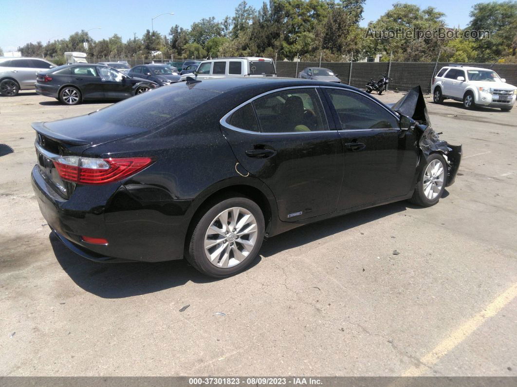 2013 Lexus Es 300h Black vin: JTHBW1GG0D2009418