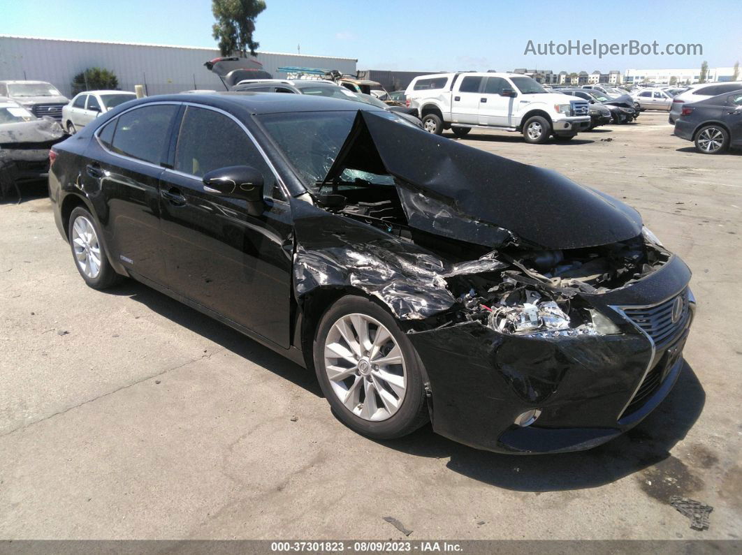 2013 Lexus Es 300h Black vin: JTHBW1GG0D2009418