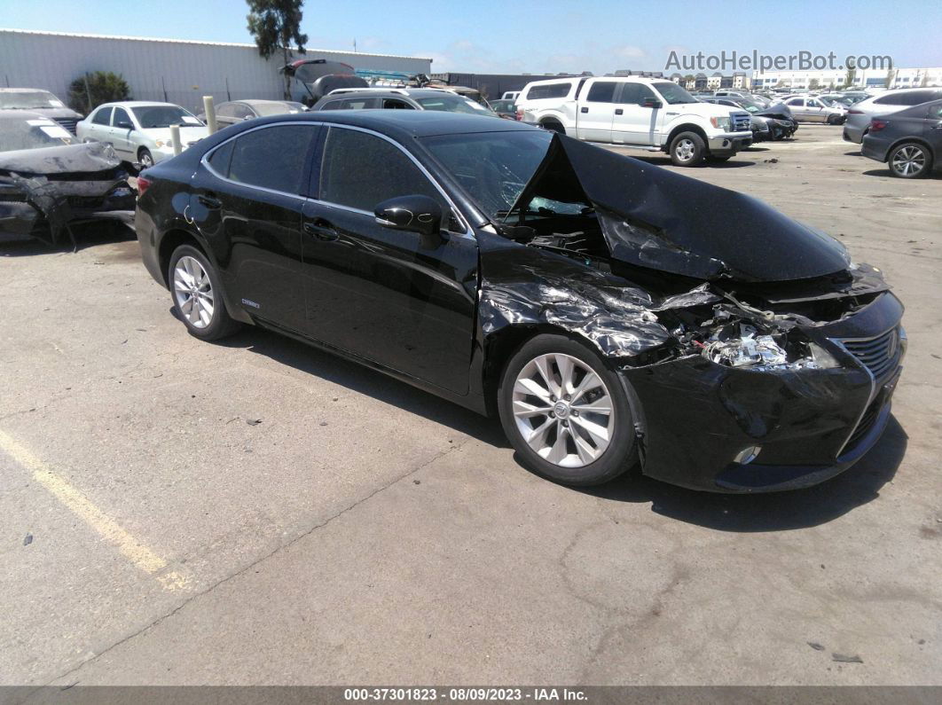 2013 Lexus Es 300h Black vin: JTHBW1GG0D2009418