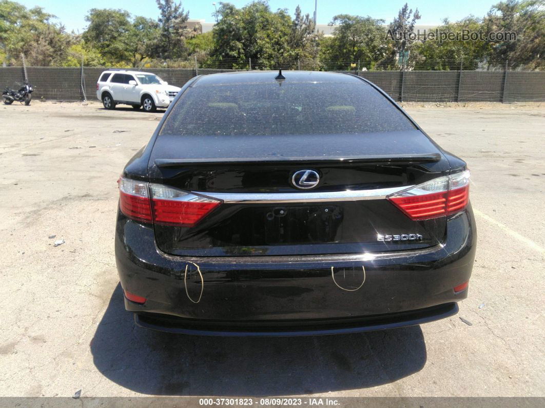 2013 Lexus Es 300h Black vin: JTHBW1GG0D2009418