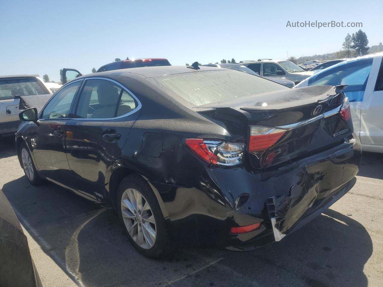 2013 Lexus Es 300h Black vin: JTHBW1GG0D2015381