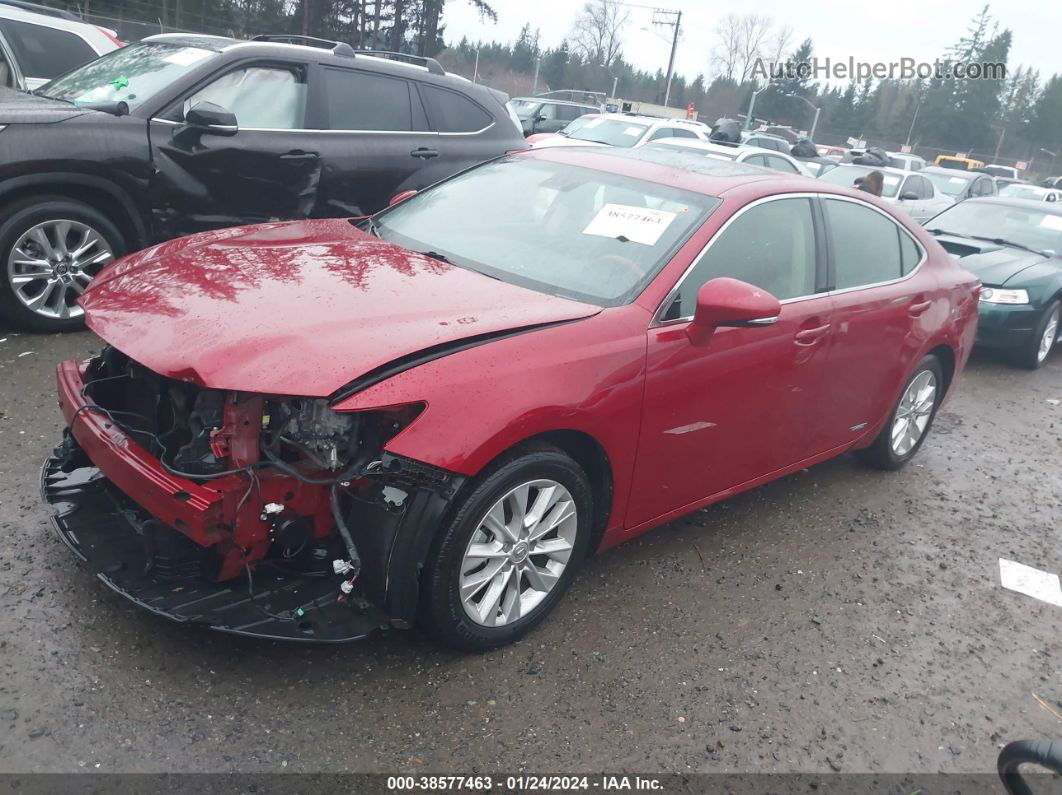 2013 Lexus Es 300h   Red vin: JTHBW1GG0D2020001