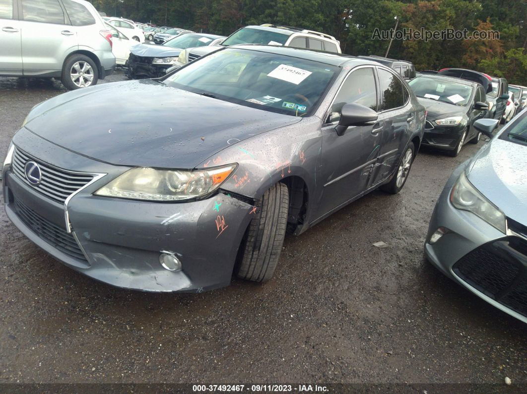 2013 Lexus Es 300h Gray vin: JTHBW1GG0D2023982