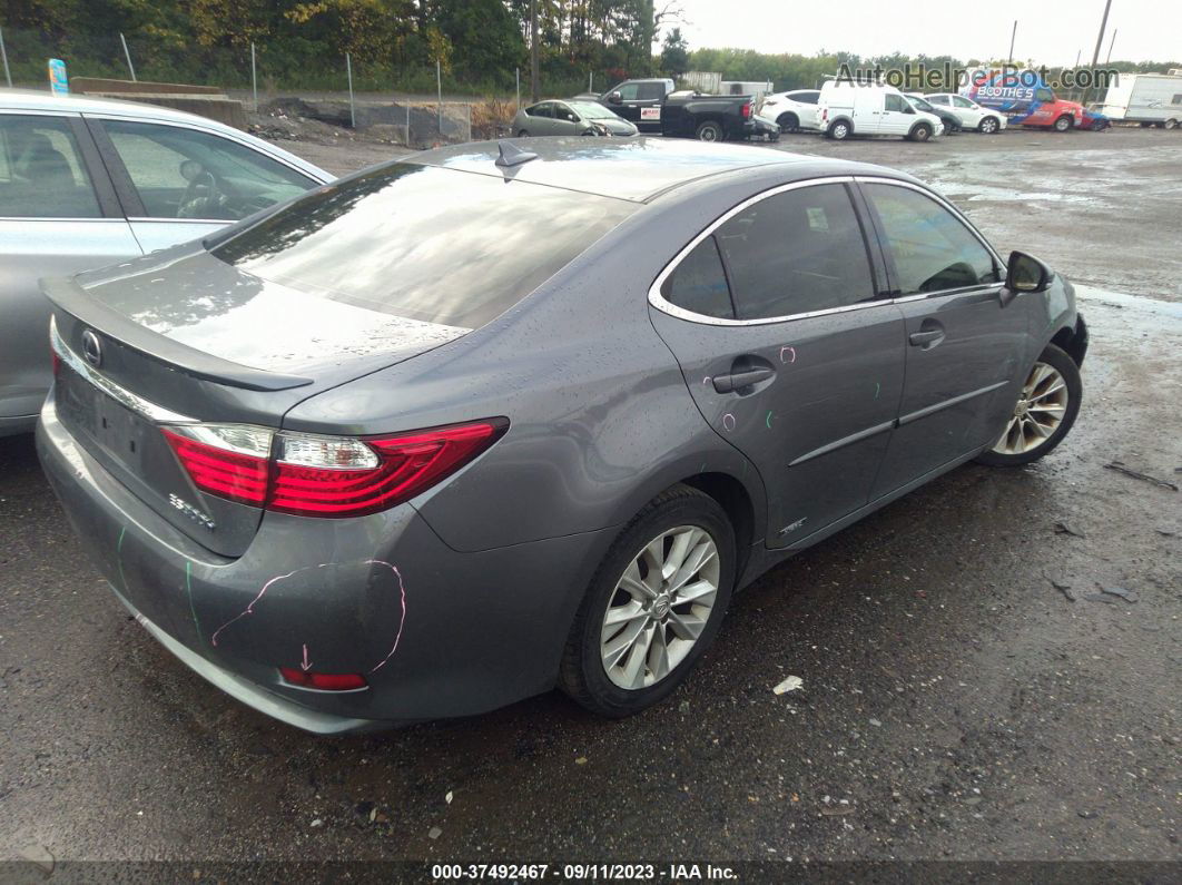 2013 Lexus Es 300h Gray vin: JTHBW1GG0D2023982