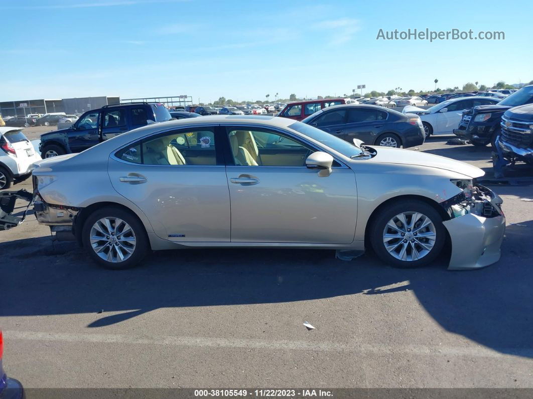 2013 Lexus Es 300h Hybrid Бежевый vin: JTHBW1GG0D2025232