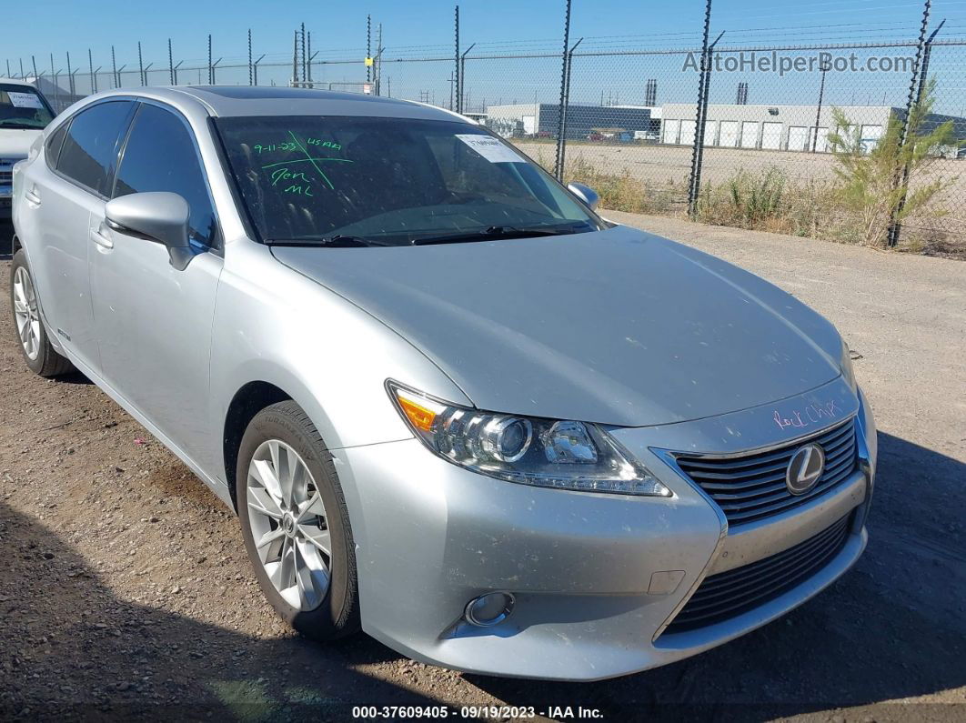 2015 Lexus Es 300h Hybrid Silver vin: JTHBW1GG0F2080038