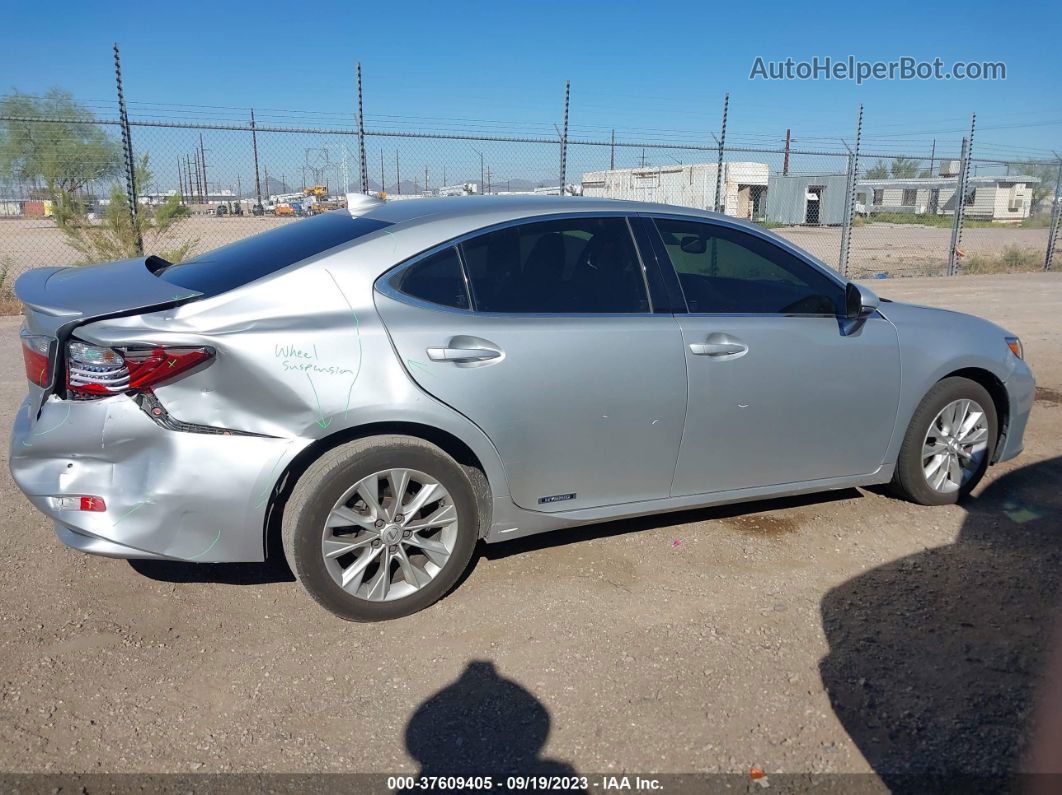 2015 Lexus Es 300h Hybrid Серебряный vin: JTHBW1GG0F2080038