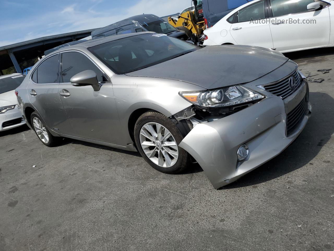 2015 Lexus Es 300h Silver vin: JTHBW1GG0F2080458