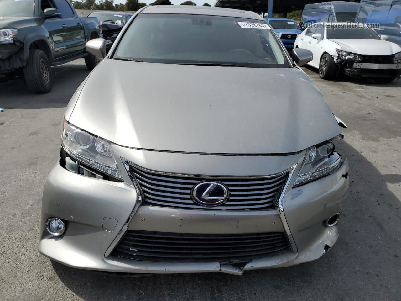 2015 Lexus Es 300h Silver vin: JTHBW1GG0F2080458