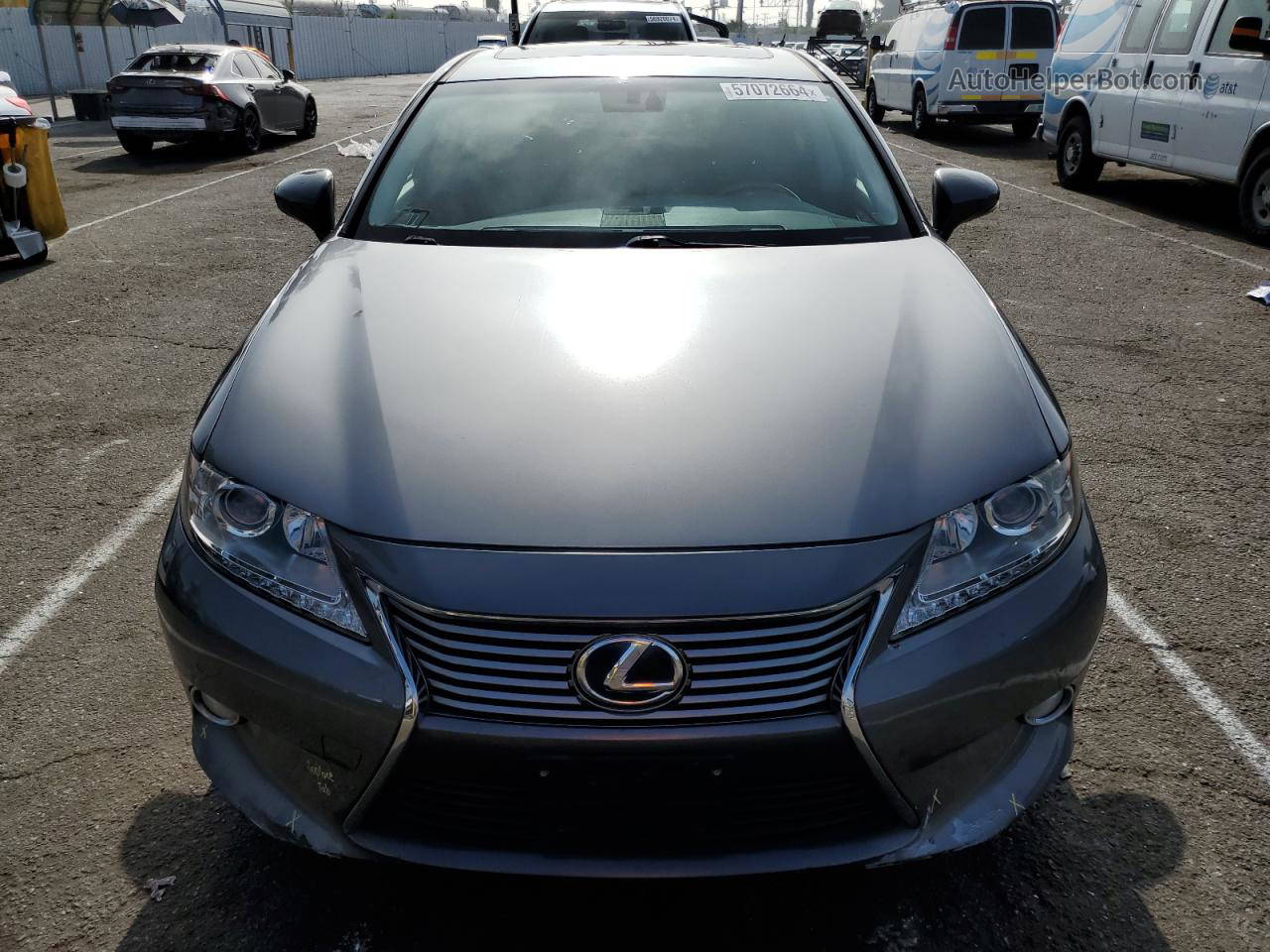 2015 Lexus Es 300h Gray vin: JTHBW1GG0F2091055