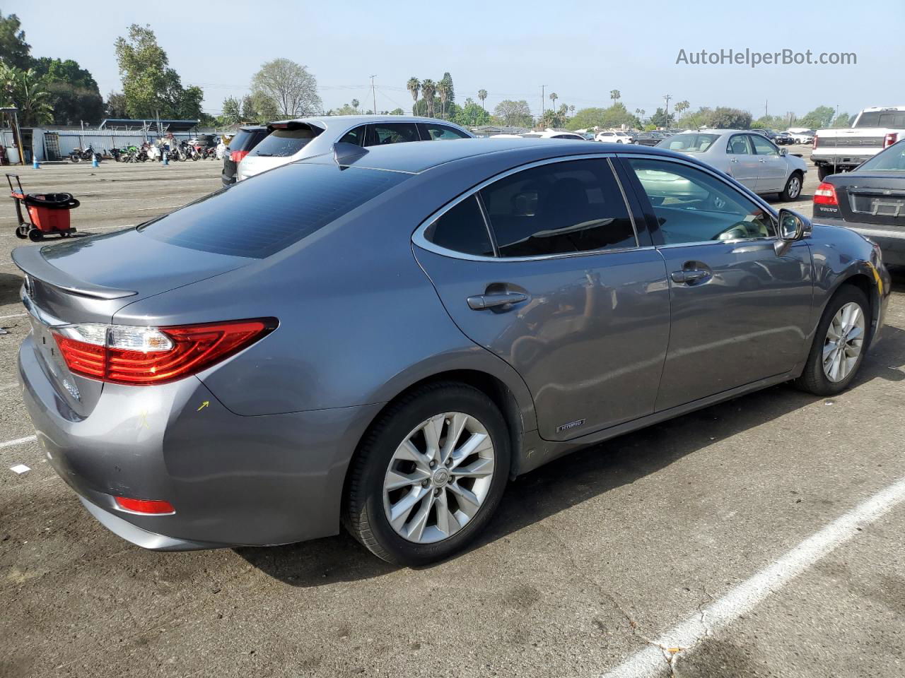 2015 Lexus Es 300h Gray vin: JTHBW1GG0F2091055