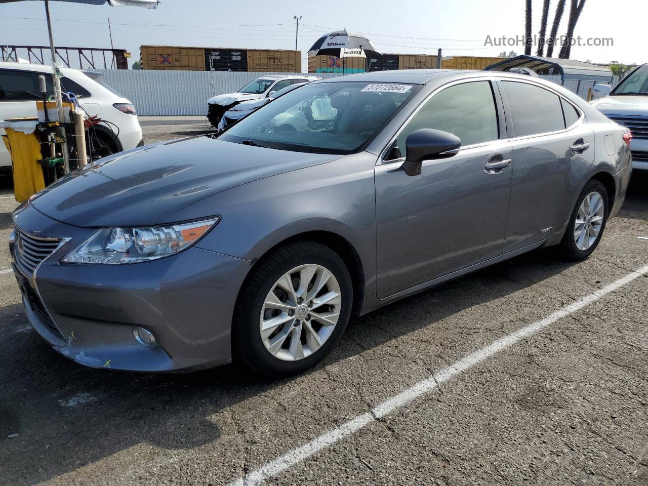 2015 Lexus Es 300h Gray vin: JTHBW1GG0F2091055