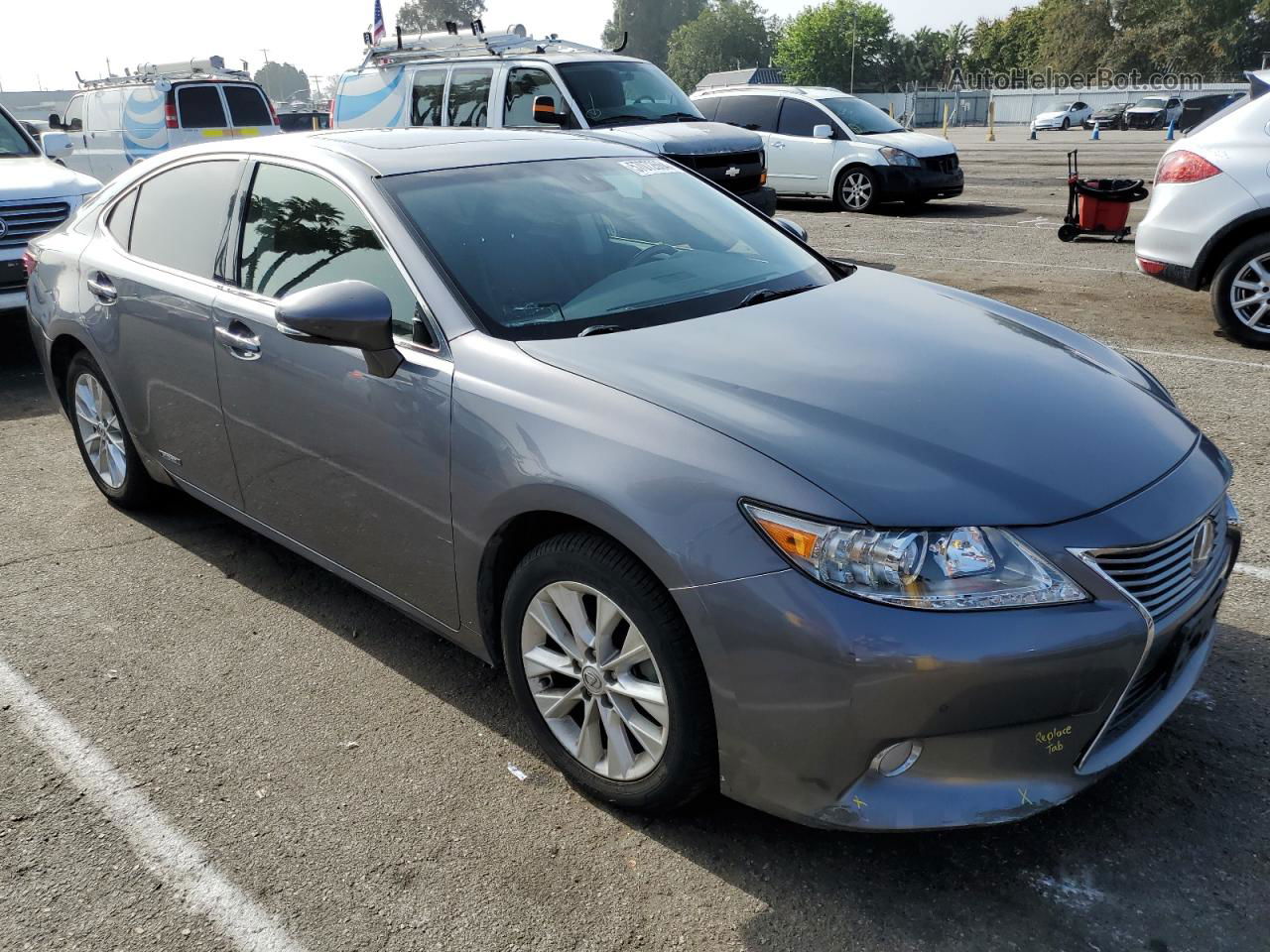 2015 Lexus Es 300h Gray vin: JTHBW1GG0F2091055