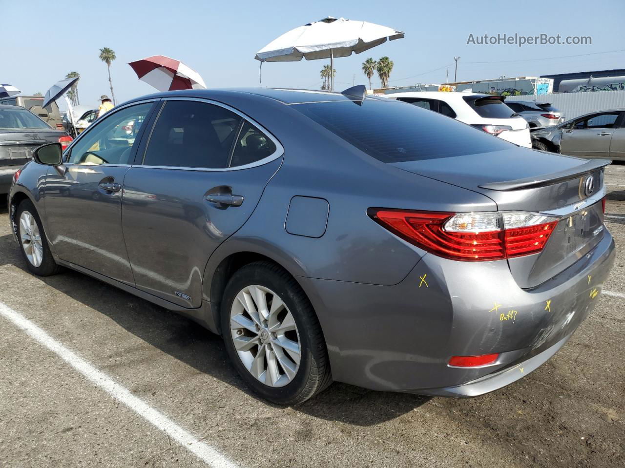 2015 Lexus Es 300h Gray vin: JTHBW1GG0F2091055