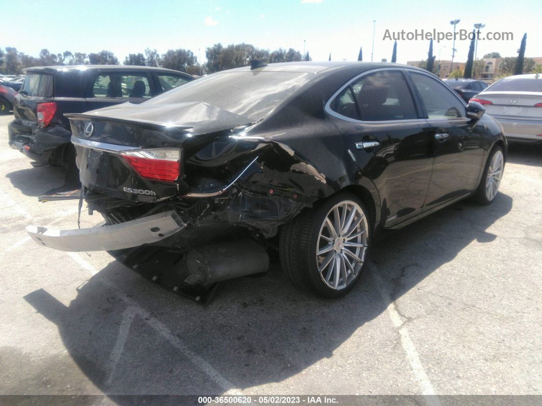 2015 Lexus Es 300h Hybrid Black vin: JTHBW1GG0F2094263