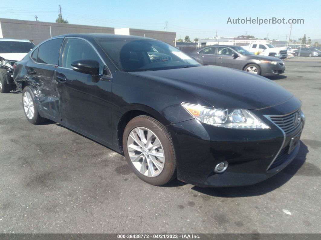 2015 Lexus Es 300h Hybrid Black vin: JTHBW1GG0F2095980