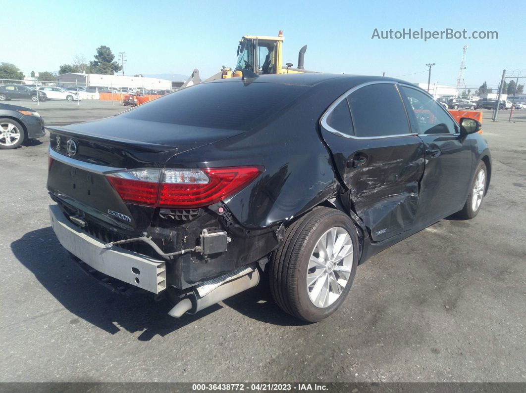 2015 Lexus Es 300h Hybrid Black vin: JTHBW1GG0F2095980